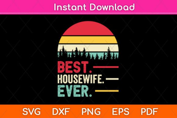 Best Housewife Ever Funny Retro Vintage Embroidery Design Review