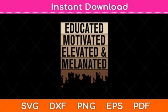 Educated Motivated Elevated and: A Bold Statement for Embroidery Projects
