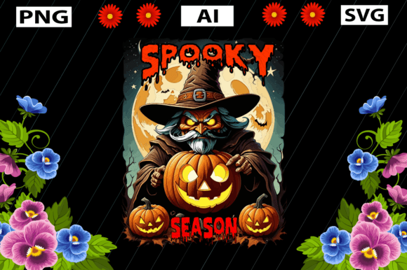 Halloween Shirt Design, Spooky Season: A Graphic Asset for Local Business Branding