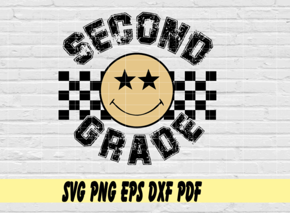 Second Grade Retro Smiley Face Embroidery Design Review