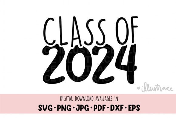 Senior Class of 2024 Png: A Versatile Graphic for Crafts and Commercial Design